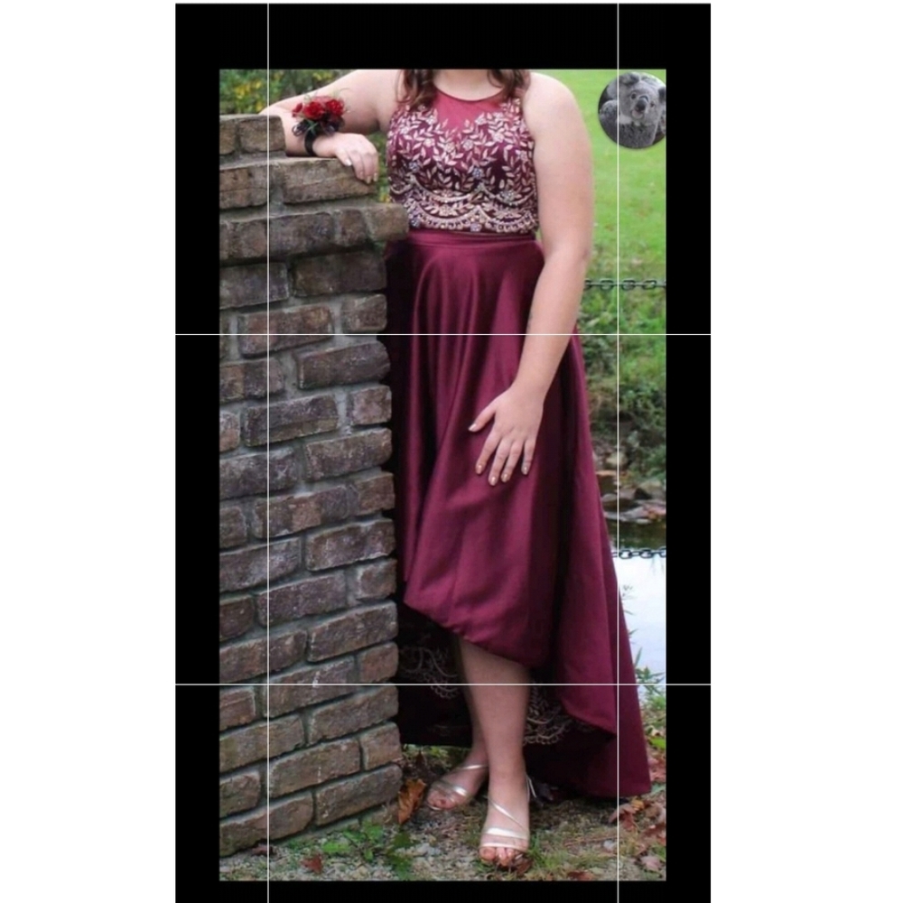 Dave and Johnny high low dress